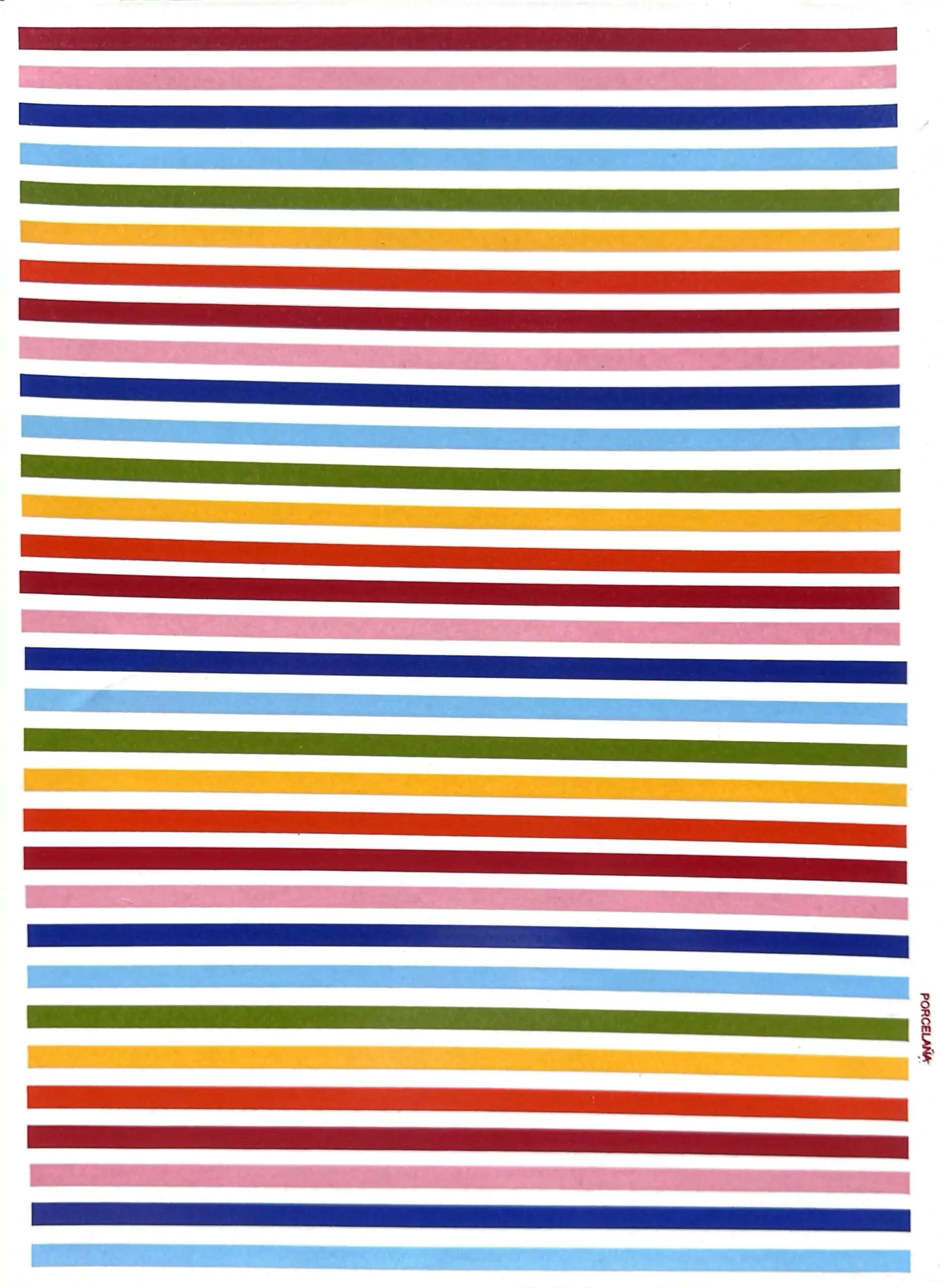 Listras Médias Horizontais (5mm)